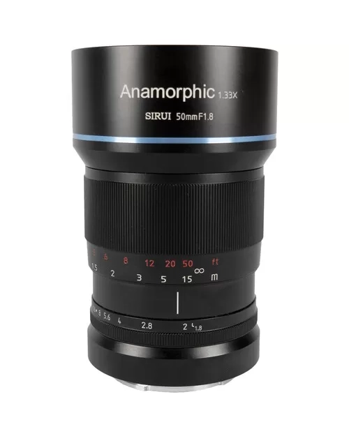 Ống kính SIRUI anamorphic 50mm f1.8 - 1.33x for Canon RF, M4:3, Leica SL, Lumix S, Fujiflim X, Sony E-Mount