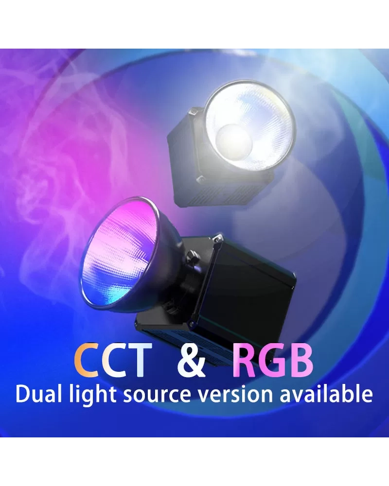 Đèn LED LIYADI 100W COB Bi-color – Pin tích hợp