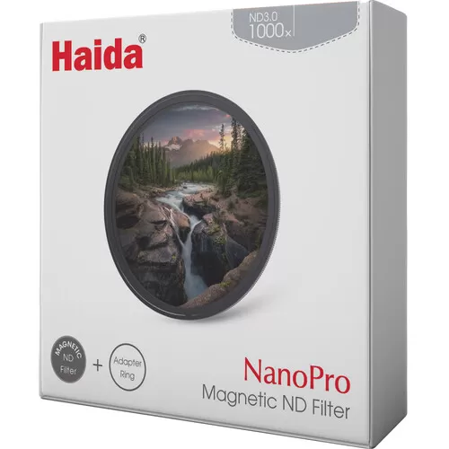Filter Haida NanoPro Magnetic ND 1000 (10-Stop) (Size: 52mm, 55mm, 58mm, 62mm, 67mm, 72mm, 77mm, 82mm)