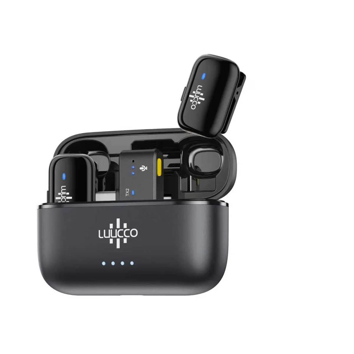 Micro cài áo không dây Luucco MiniPods K1 (USB-C), 1 phát 1 thu, siêu nhẹ (6gram), 4 màu