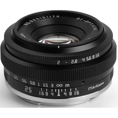 Ống kính TTAritsan 25mm F2 for M4:3, Nikon Z, Sony E, Fujifilm X, Leica L