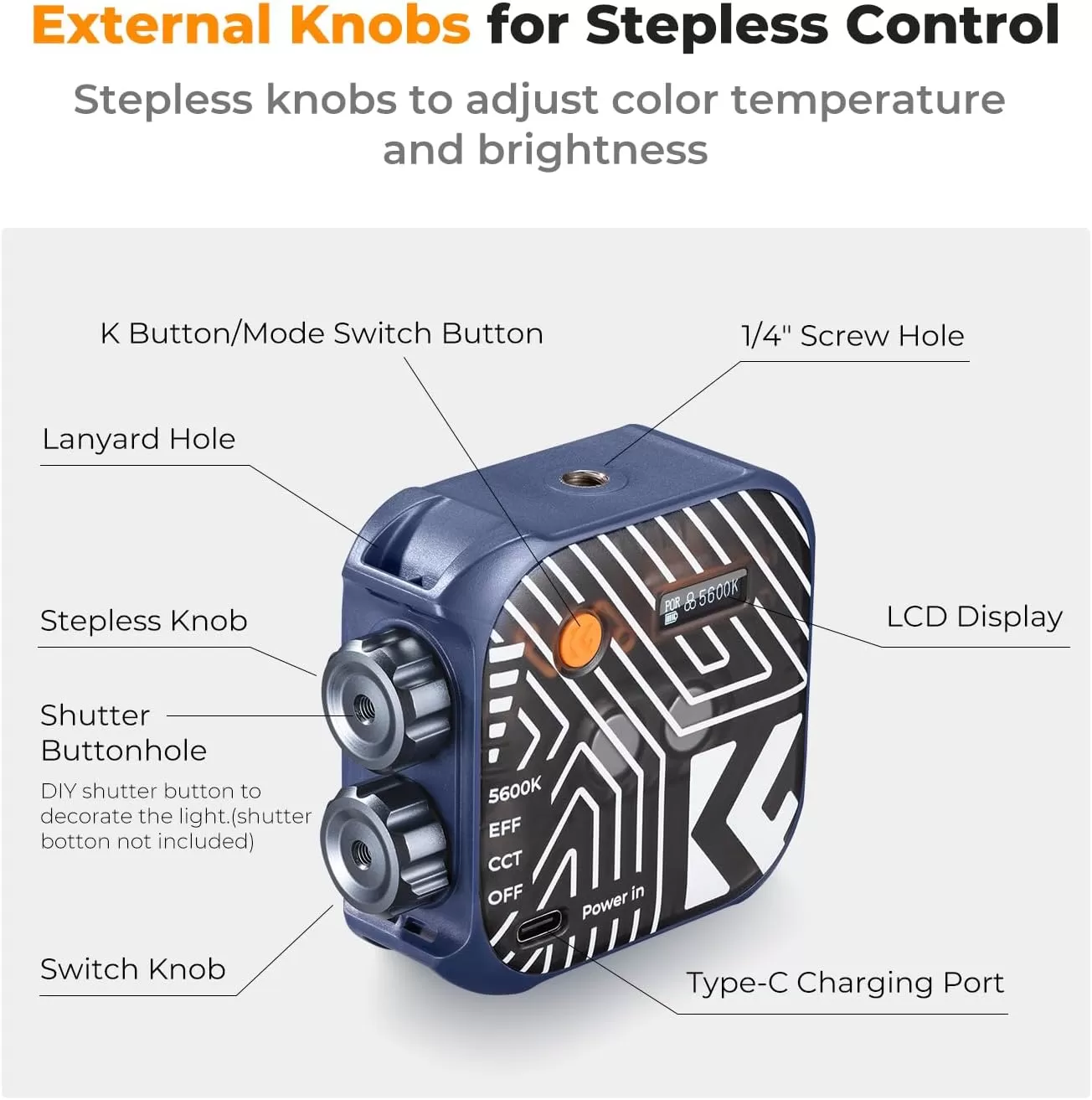 Đèn Led Bi-Color K&F Concept