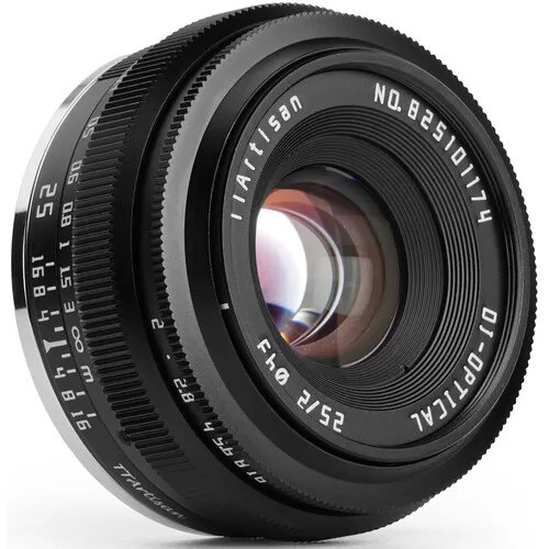 Ống kính TTAritsan 25mm F2 for M4:3, Nikon Z, Sony E, Fujifilm X, Leica L