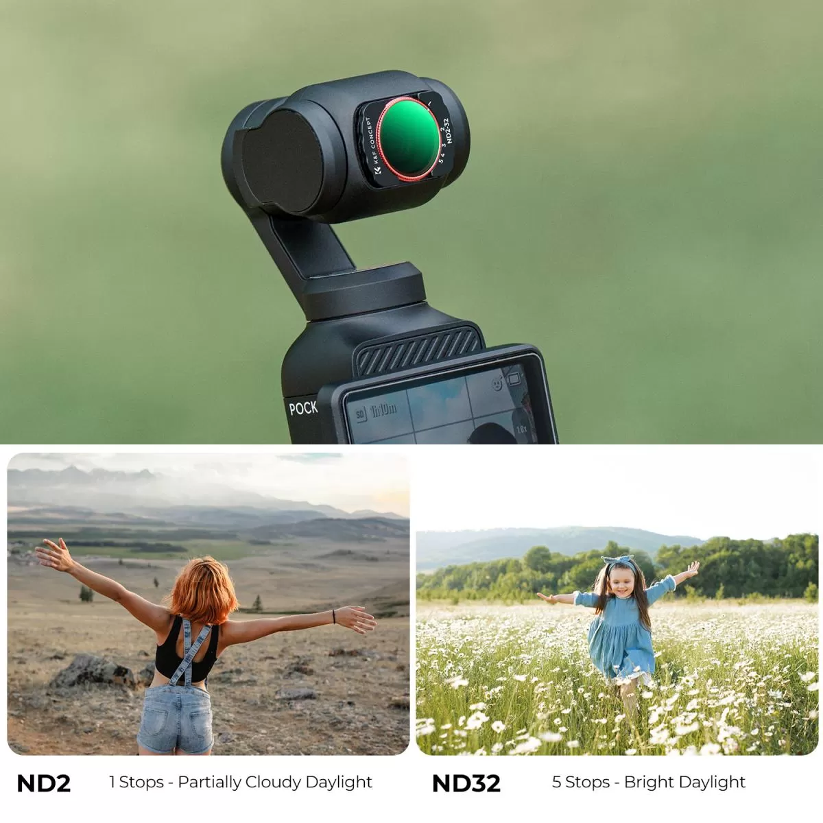 Filter K&F Concept VND2-32 cho DJI Osmo Pocket 3