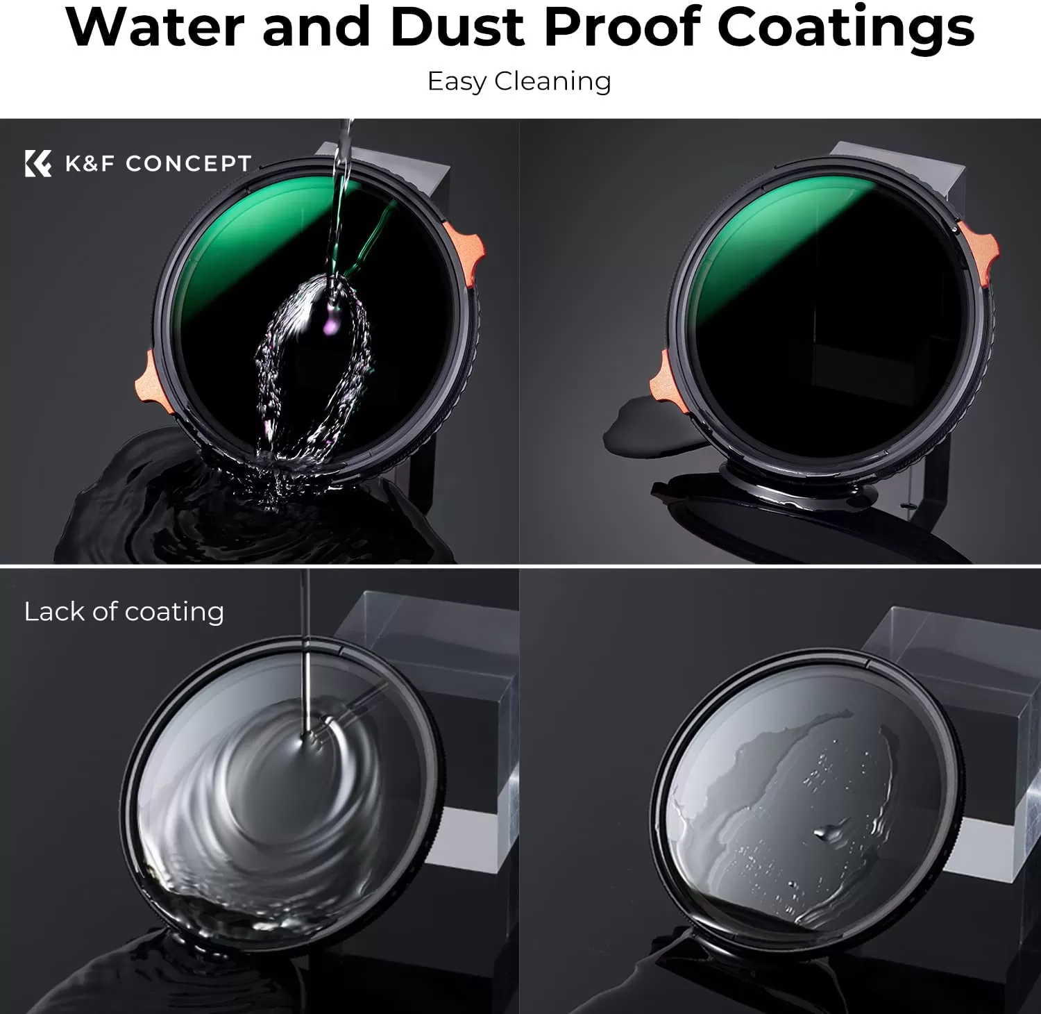 Filter K&F Concept CPL-VND Nano X (ND4-ND64) giảm từ 2 đến 6 stops - Các size: 46mm/ 49mm/ 52mm/ 58mm/ 62mm/ 67mm/ 77mm/ 82mm