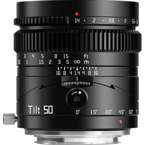 Ống kính TTArtisan Tilt 50mm f1.4 cho Sony E, M4:3,  L Mount, Nikon Z, Canon RF Chính Hãng