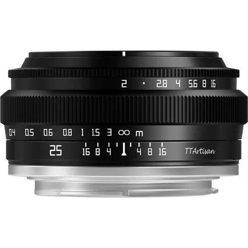 Ống kính TTAritsan 25mm F2 for M4:3, Nikon Z, Sony E, Fujifilm X, Leica L