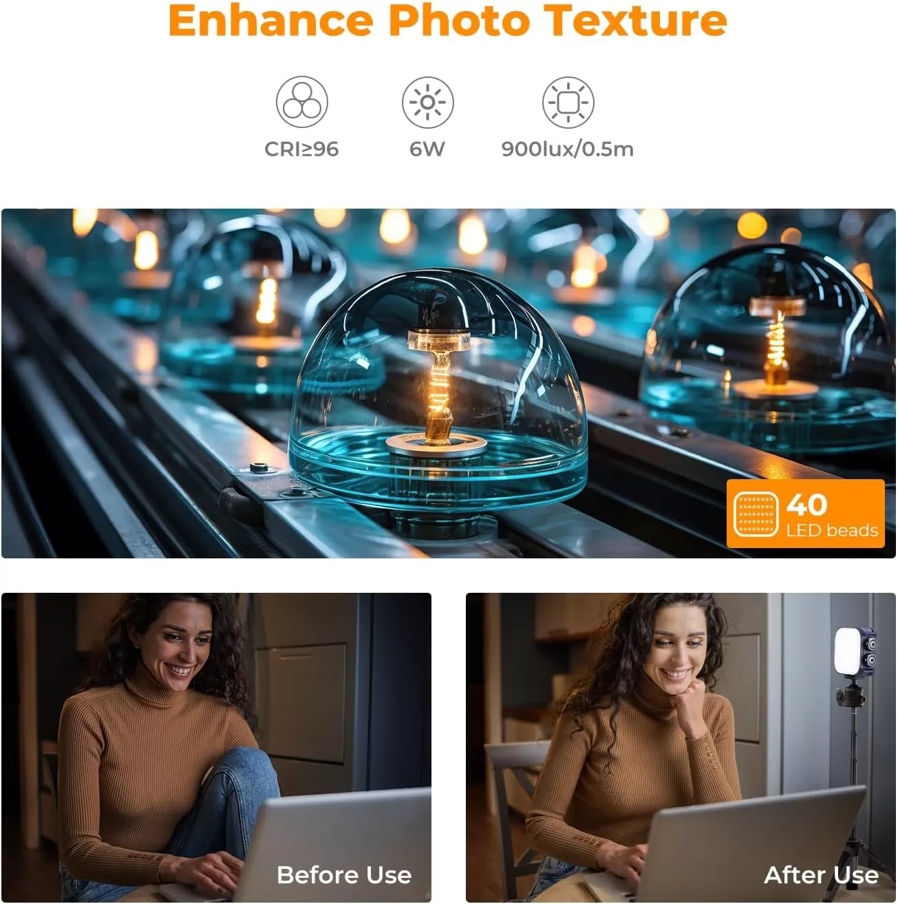 Đèn Led Bi-Color K&F Concept