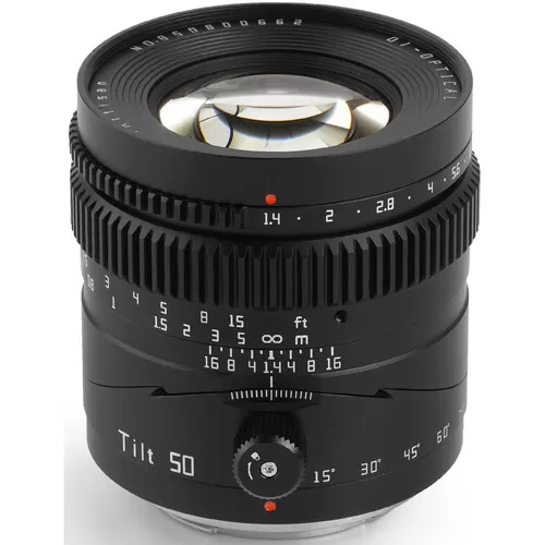 Ống kính TTArtisan Tilt 50mm f1.4 cho Sony E, M4:3,  L Mount, Nikon Z, Canon RF Chính Hãng