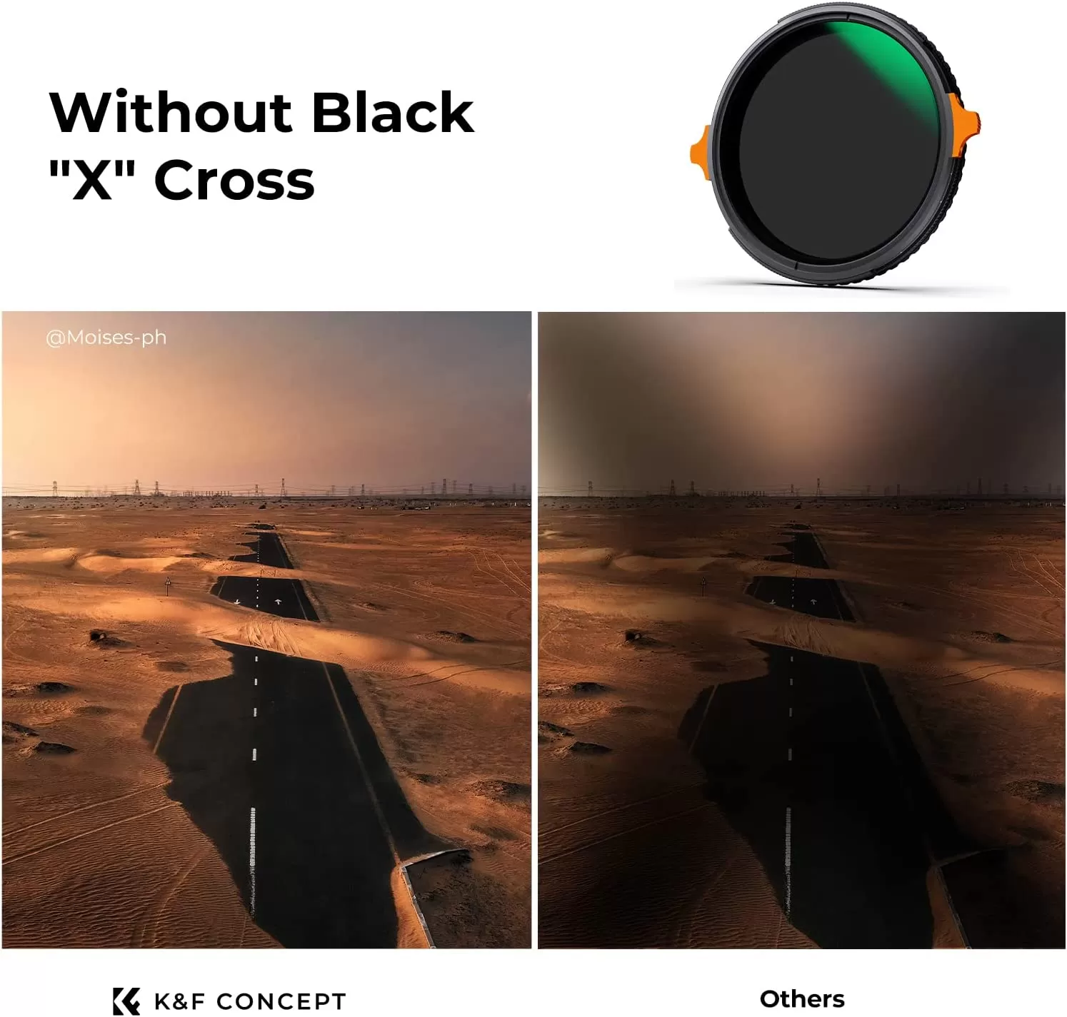 Filter K&F Concept CPL-VND Nano X (ND4-ND64) giảm từ 2 đến 6 stops - Các size: 46mm/ 49mm/ 52mm/ 58mm/ 62mm/ 67mm/ 77mm/ 82mm