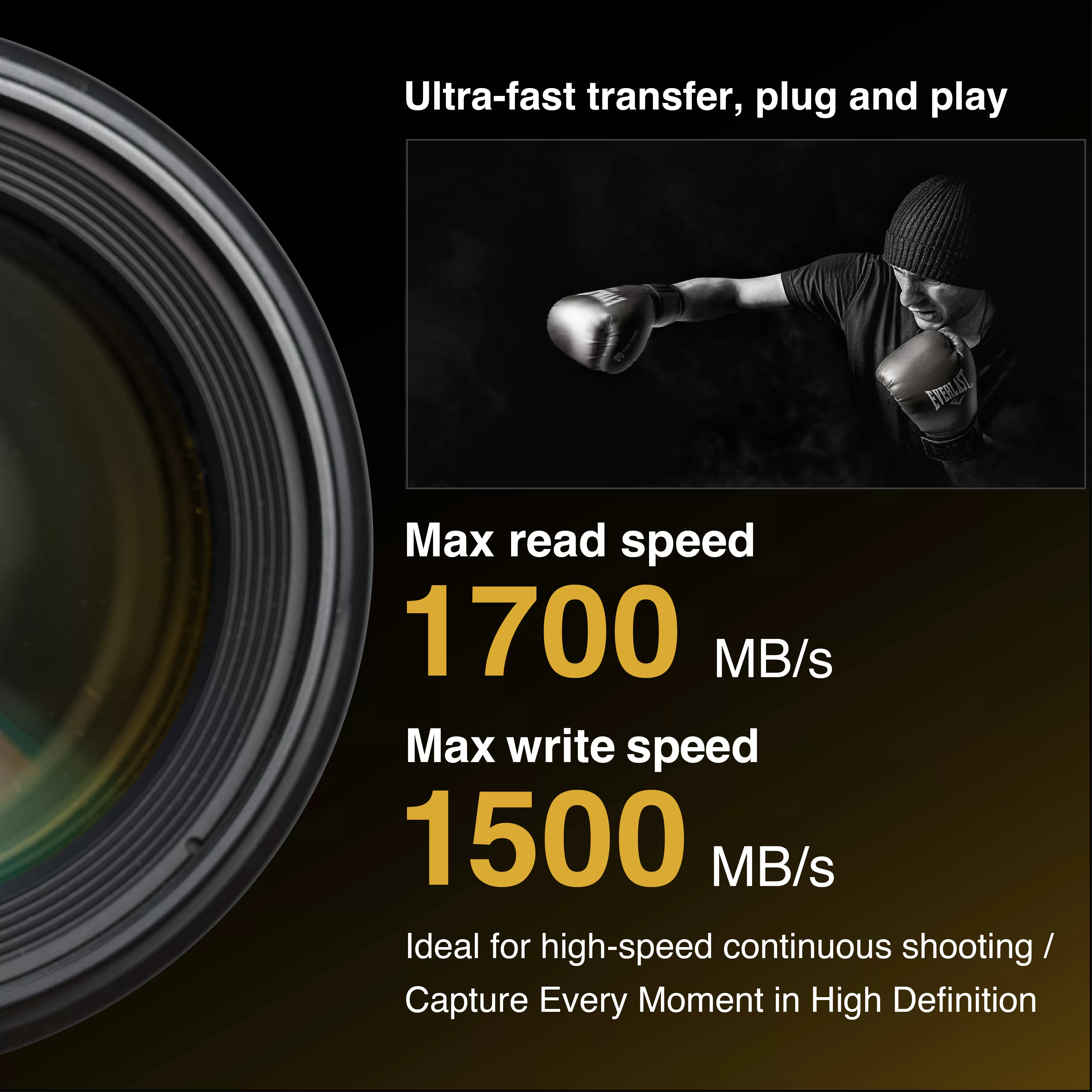 Thẻ nhớ SunEast CFexpress - B 160GB | 320GB | 640GB – Gold Series Tốc độ 1700MB/s