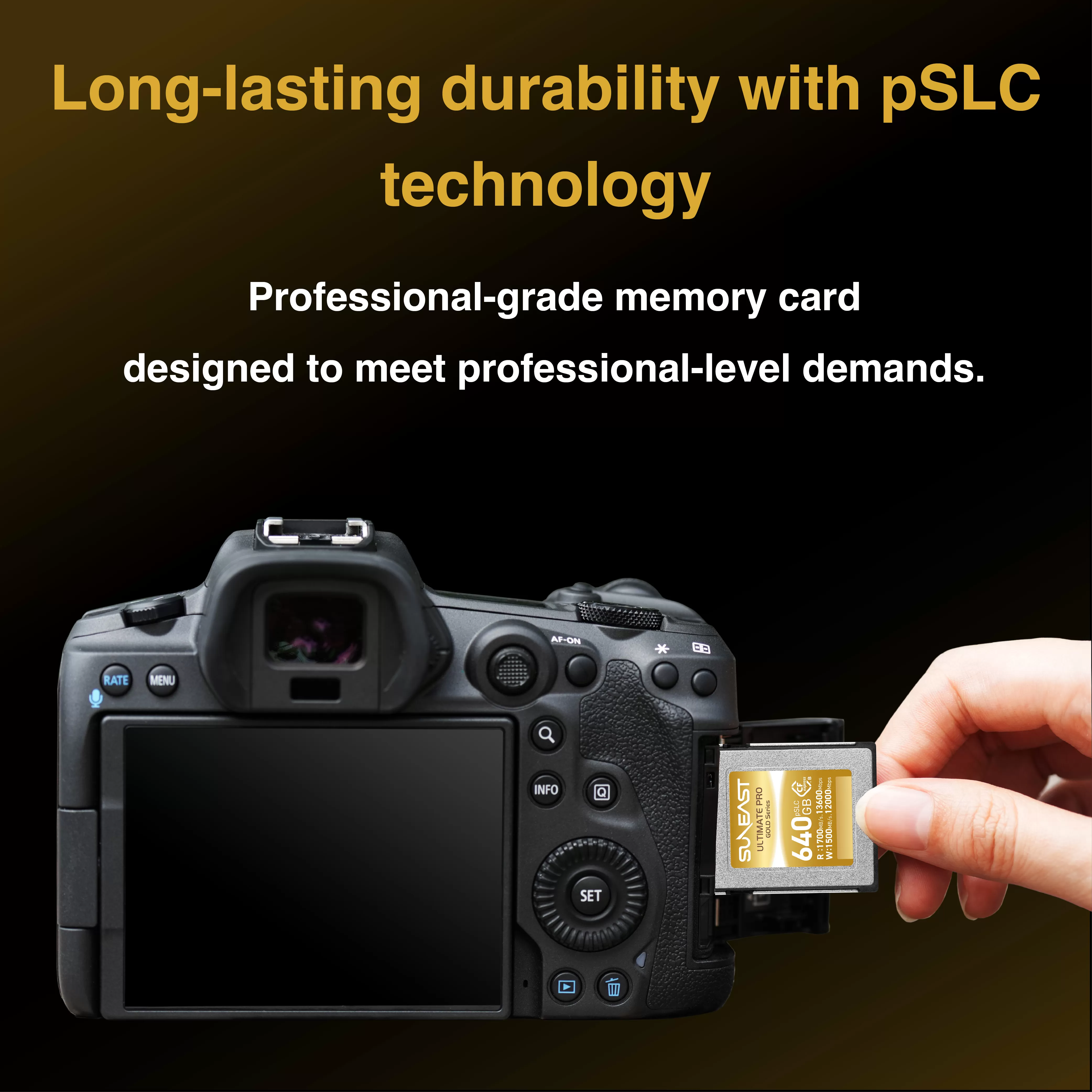 Thẻ nhớ SunEast CFexpress - B 160GB | 320GB | 640GB – Gold Series Tốc độ 1700MB/s