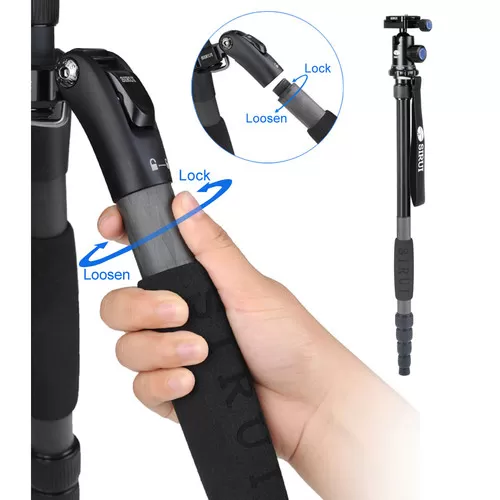 Chân máy ảnh Carbon Sirui A-1205 + Ball Head Y-11