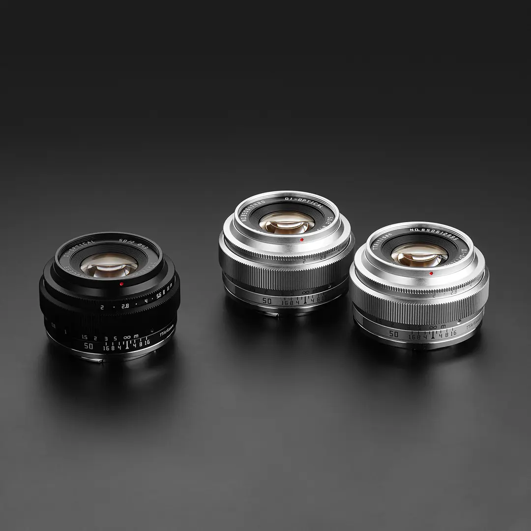 Ống kính TTartisan 50mm f2 for Sony E, Leica/ Lumix L, Nikon Z, Fujifilm, M4:3 (Full-frame)