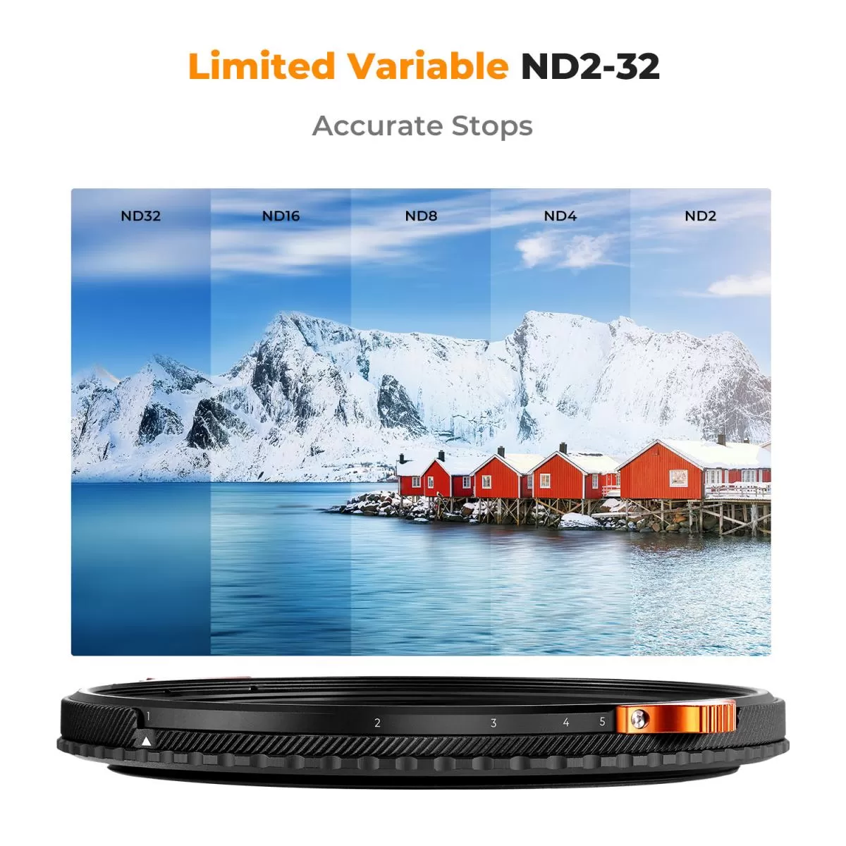 Filter K&F Concept CPL-VND Nano X (ND2-ND32) giảm từ 2~5 stops) - Các size 52mm/ 58mm/ 62mm/ 67mm/ 77mm/ 82mm