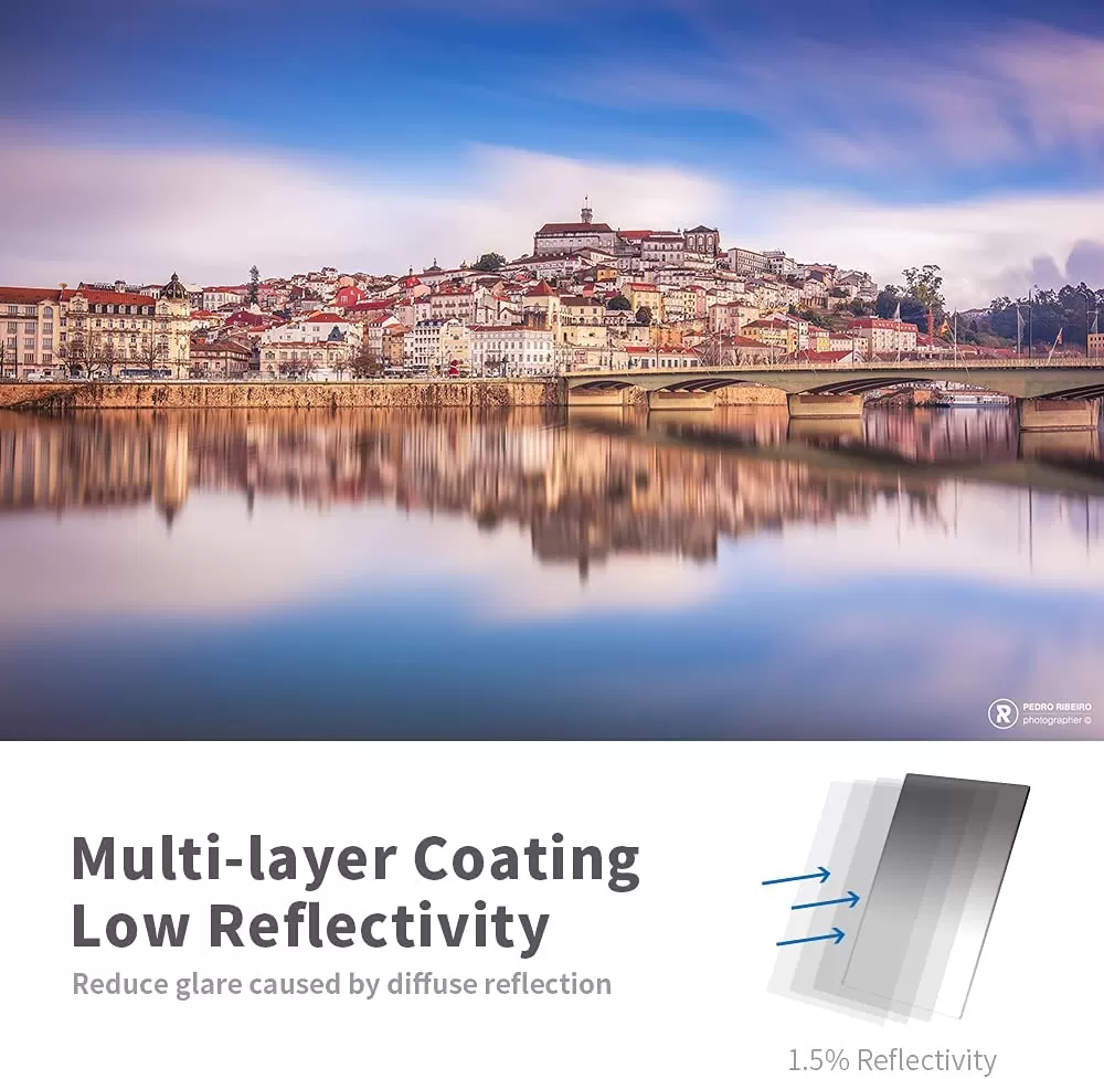 Filter K&F Concept Nano‑Xcel Series 100×150 mm Soft GND8 (3 Stop) 28 lớp phủ