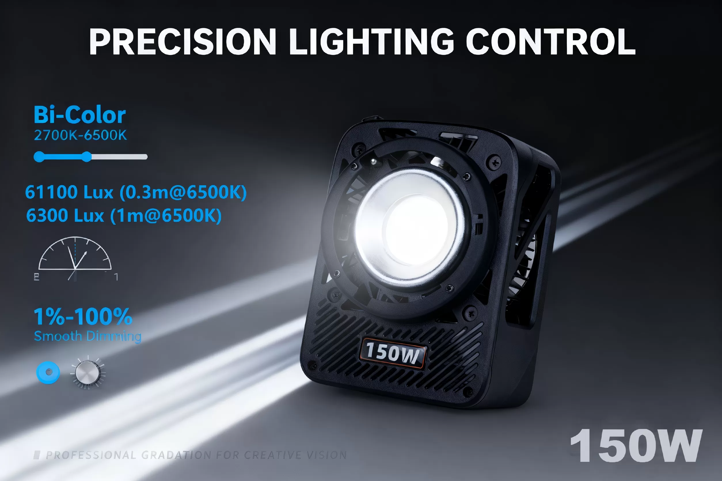 Đèn LED LIYADI 150W COB Bi-Color