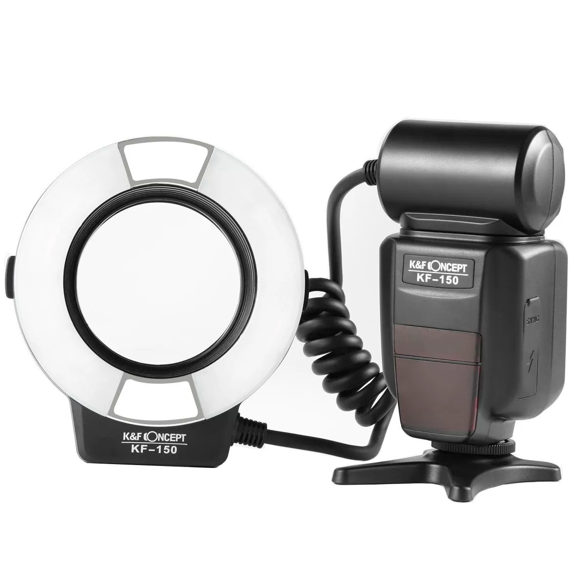 Đèn flash chụp Macro K&F Concept KF-150 TTL for Nikon, Canon