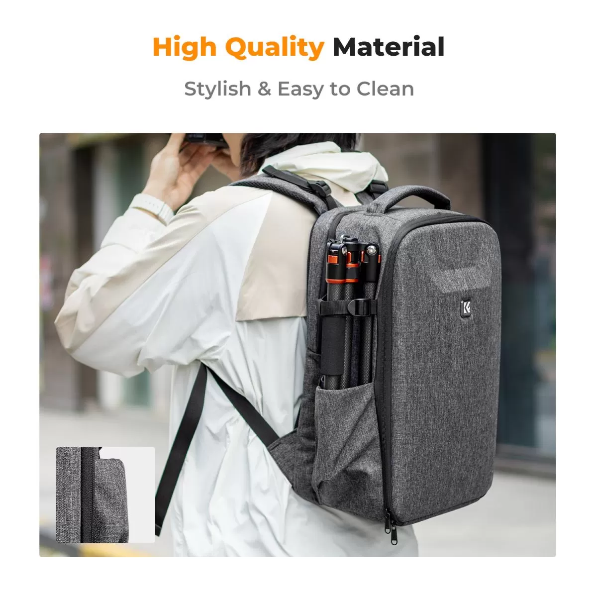 Ba lô K&F Concept đựng máy ảnh Hard‑Shell KF13.134