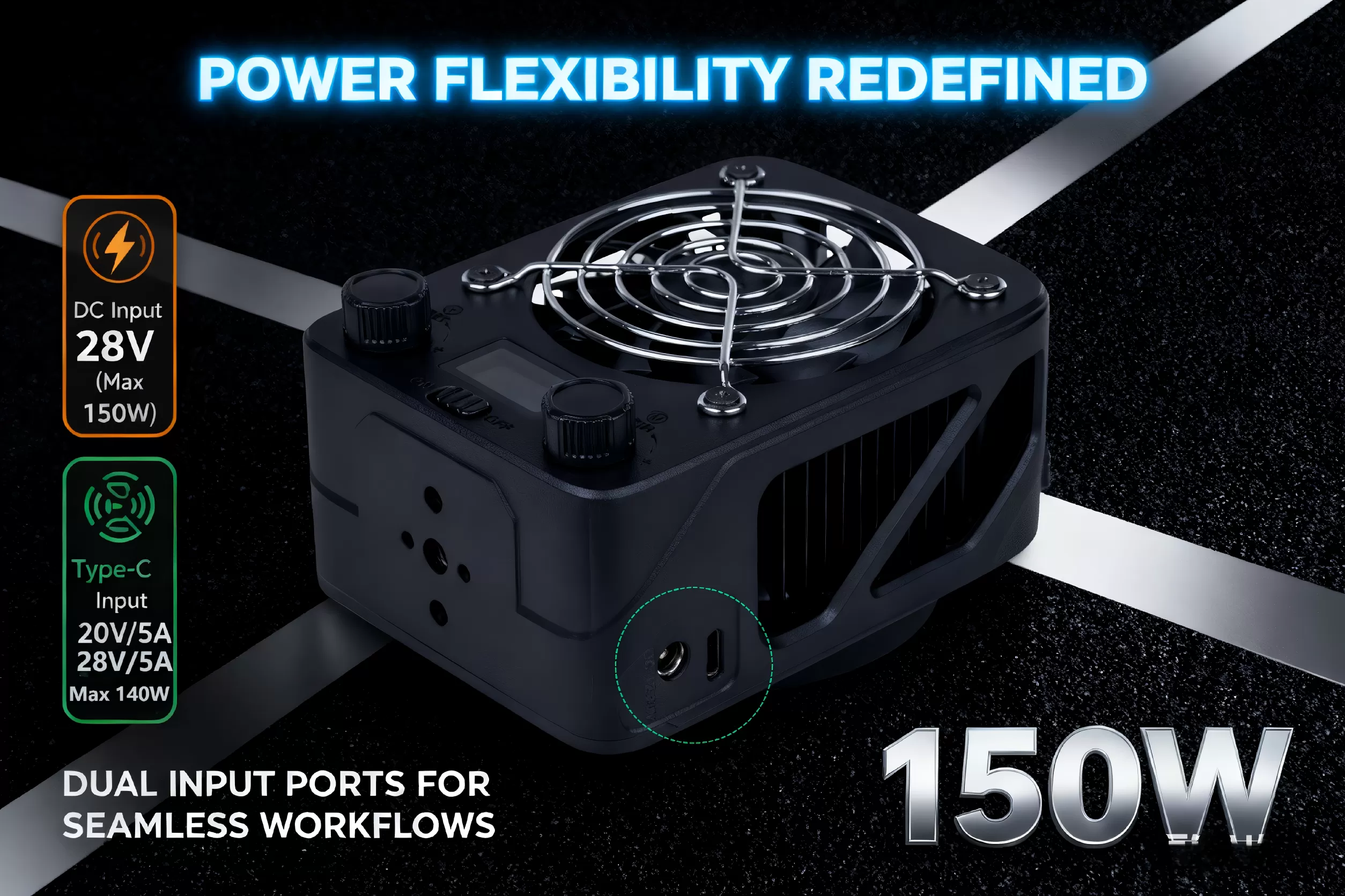 Đèn LED LIYADI 150W COB Bi-Color