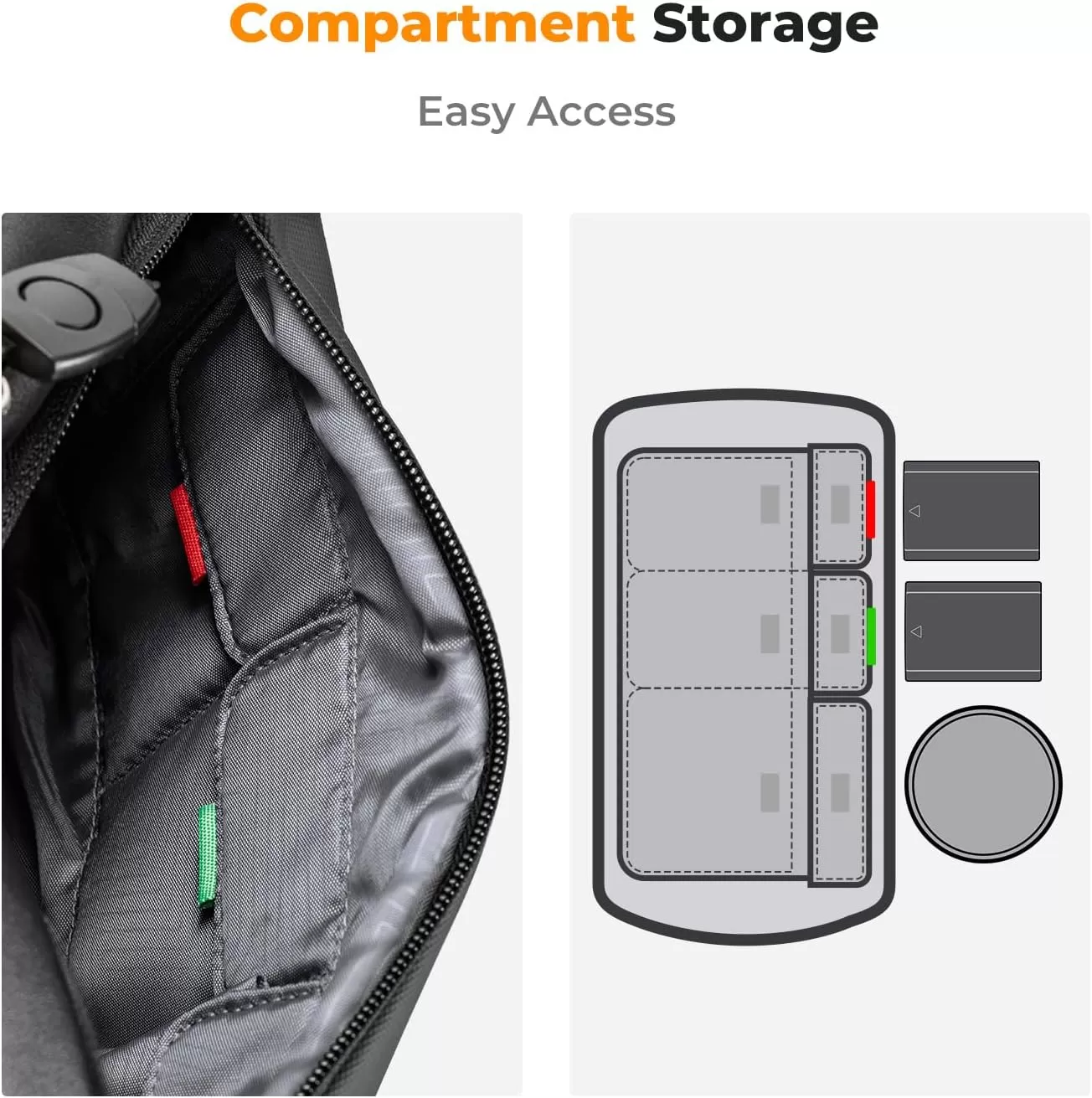 Ba lô K&F Concept đeo chéo sling bag 10L (KF13.157)