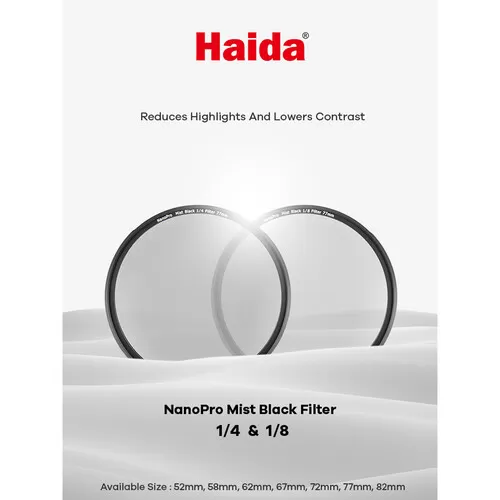 Filter HAIDA NanoPro Mistblack 1/8