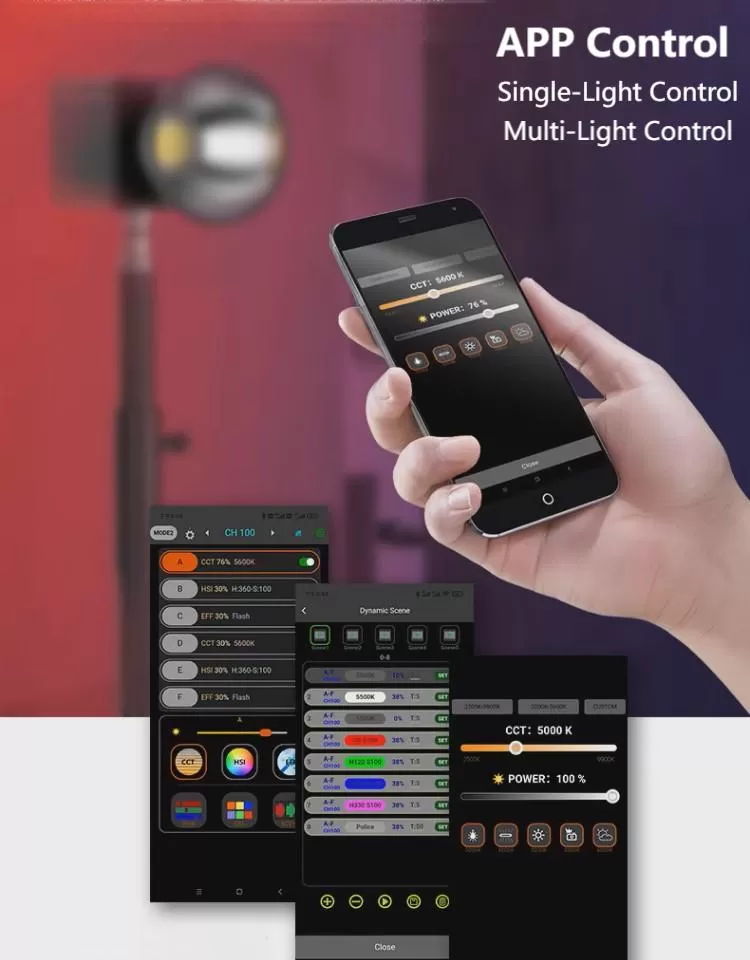 Đèn LED LIYADI RGB 60W COB