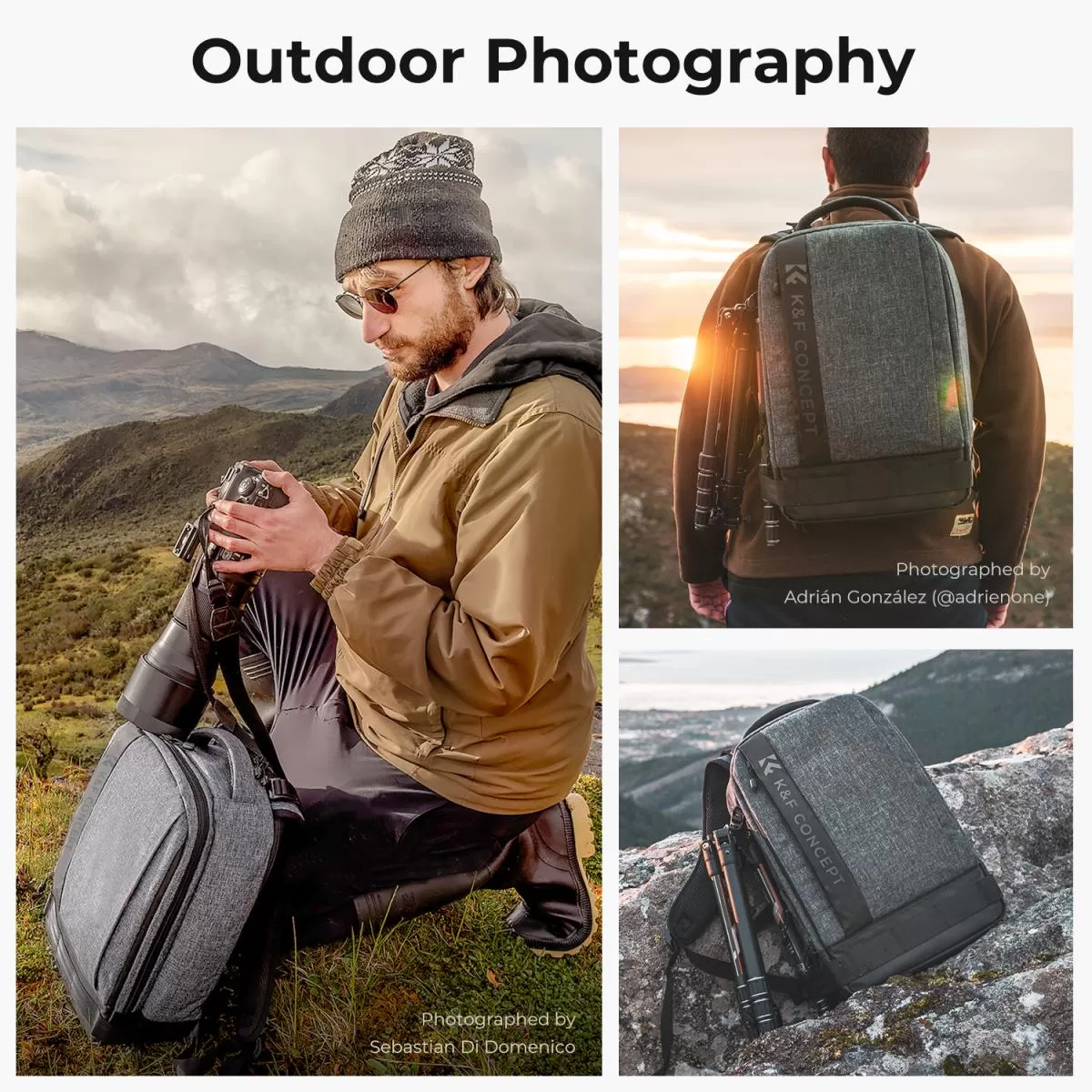 Ba lô K&F Concept đựng máy ảnh 18L (KF13.044)