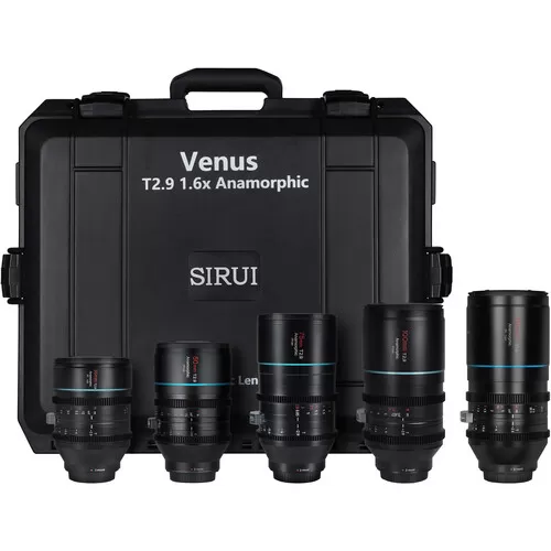 Combo 5 lens Venus Anamorphic 35 mm + 50 mm + 75 mm + 100 mm + 150 mm T2.9 - 1.6X (cho Nikon Z, Sony E, Canon RF, Leica SL)