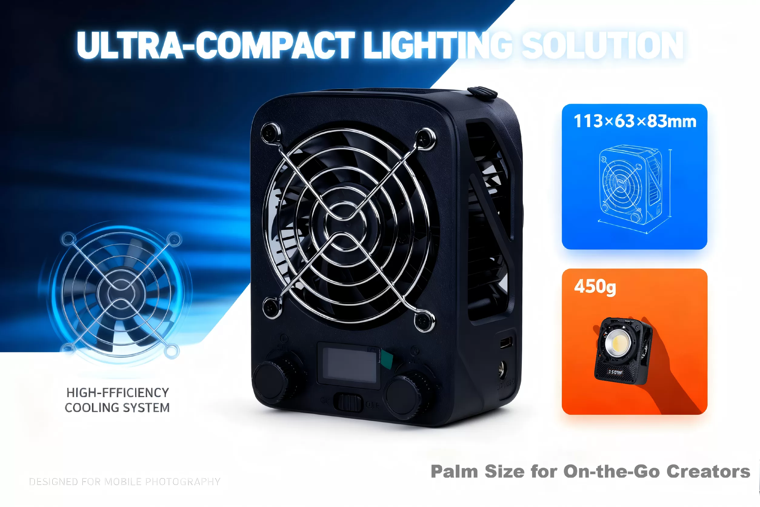 Đèn LED LIYADI 150W COB RGB