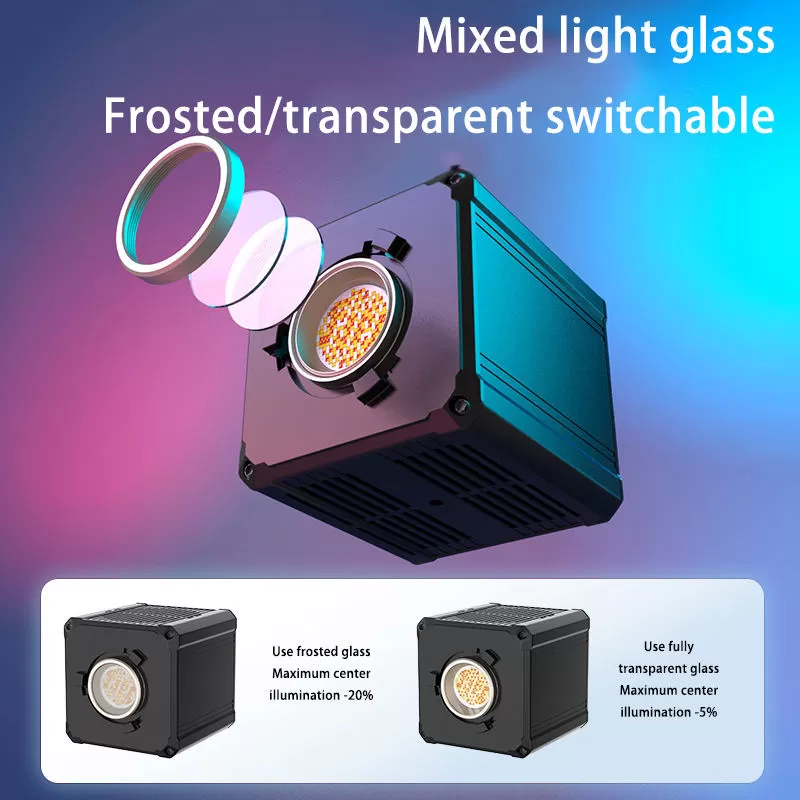 Đèn LED LIYADI 100W COB Bi-color – Pin tích hợp