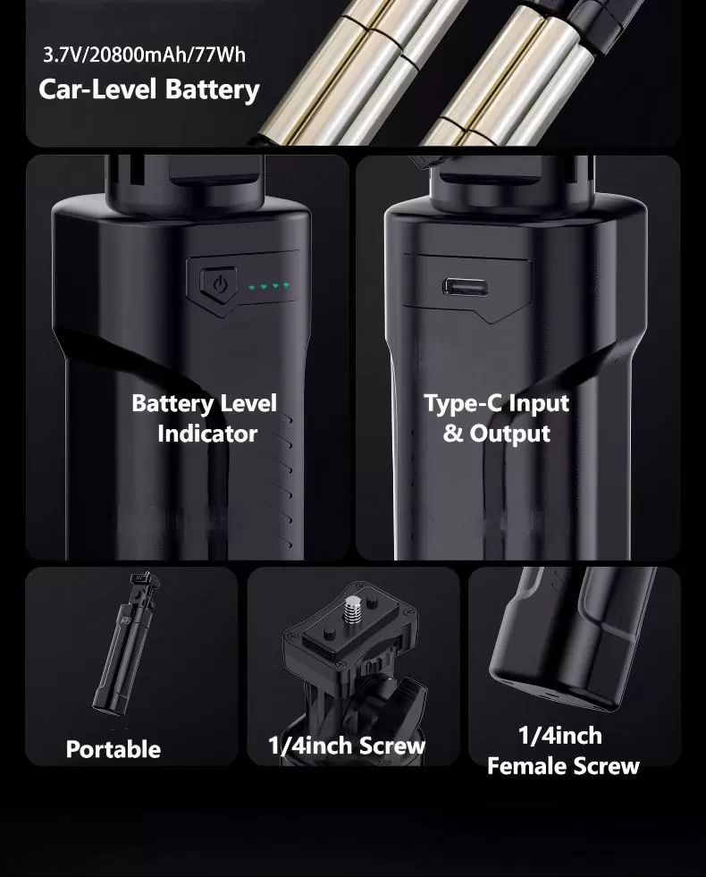 Bộ điều khiển năng lượng cầm tay LIYADI 110W dùng cho đèn chụp ảnh - quay phim