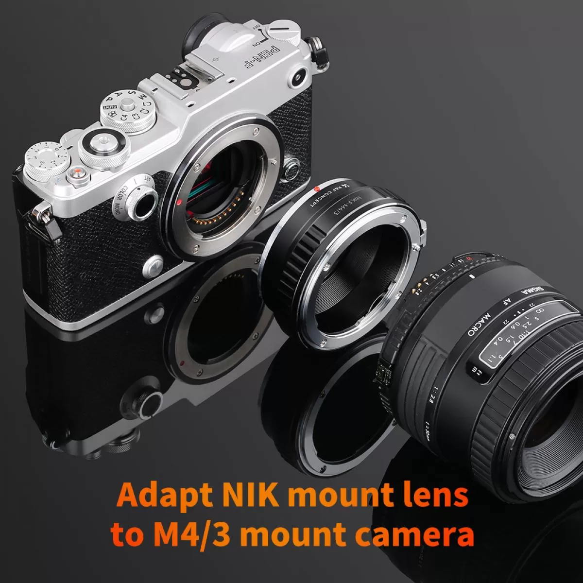Ngàm chuyển đổi K&F Concept AI - M4/3