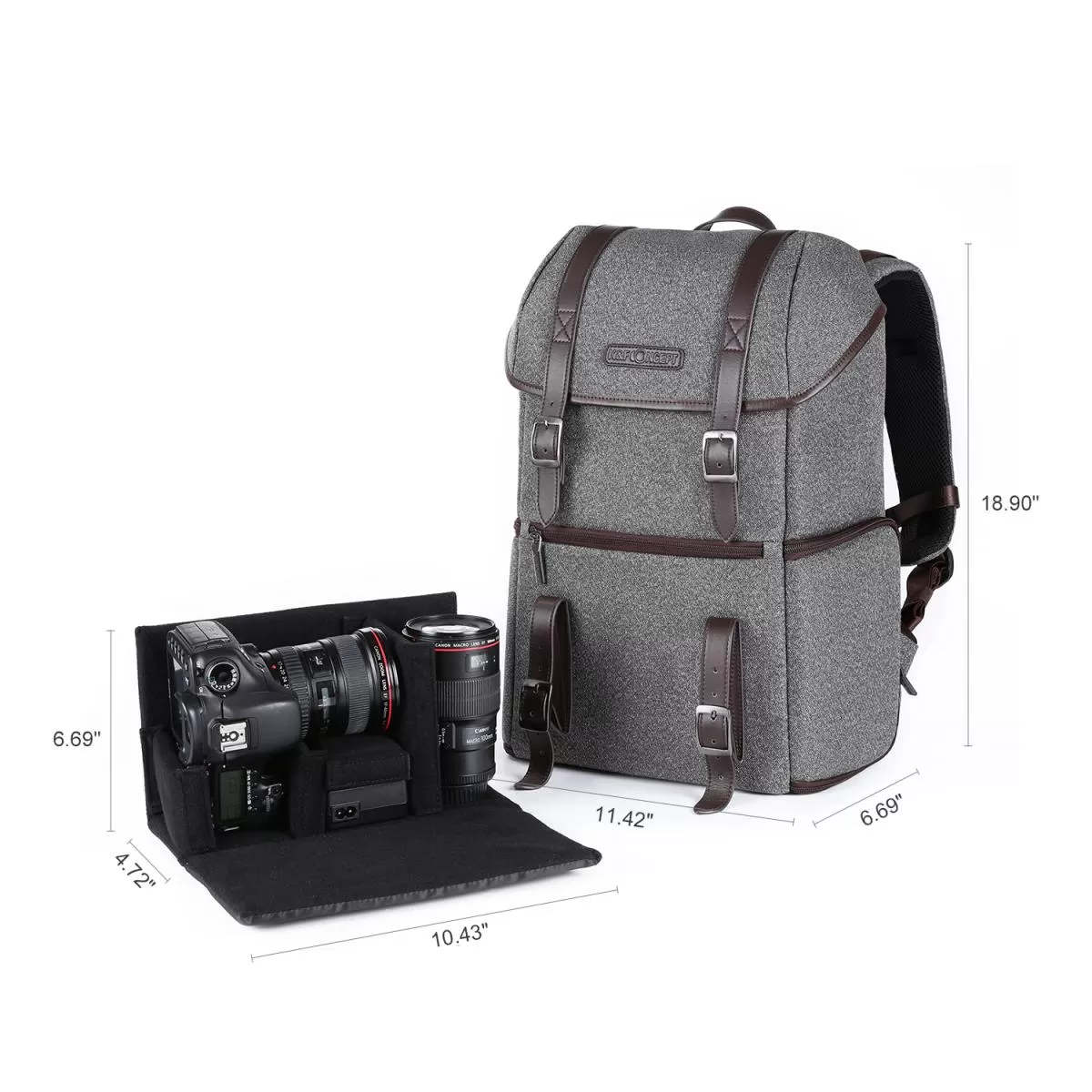 Ba lô K&F Concept đựng máy ảnh DSLR L (KF13.080)