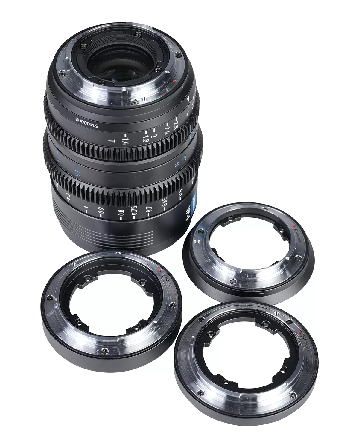 Combo 3 lens Sirui Cine VP-1 (24mm, 35mm, 50mm T1.4) for Sony E Canon RF Nikon Z, Lumix L (full-frame) - Sirui Vision Prime 1 (VP1)