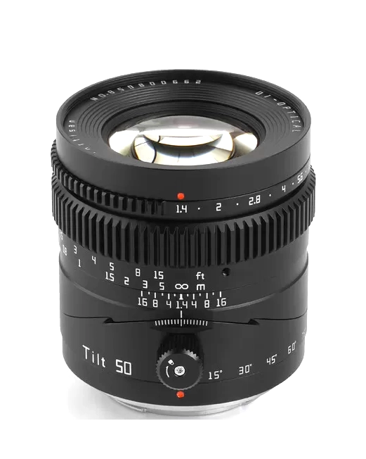 Ống kính TTArtisan Tilt 50mm f1.4 cho Sony E, M4:3,  L Mount, Nikon Z, Canon RF Chính Hãng