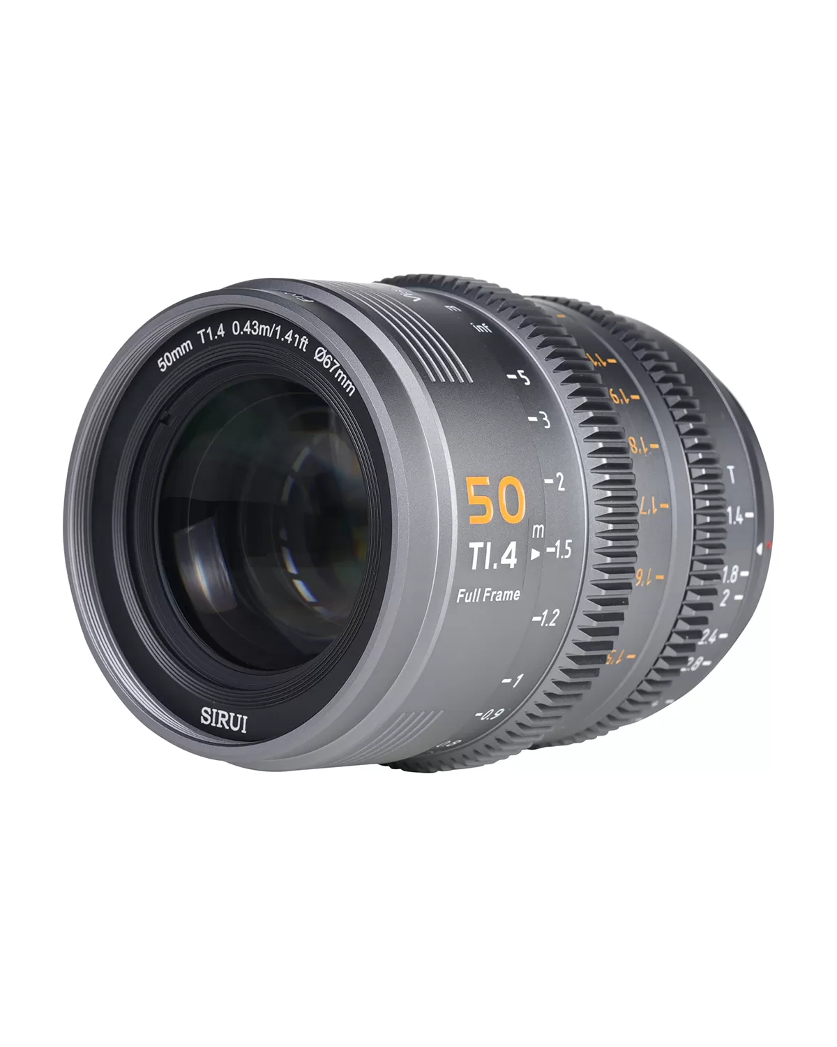 Lens Sirui Vision Prime (VP-1) 50mm T1.4 for Sony E, Canon RF, Nikon Z, Lumix L (full-frame) - Cine lens VP1 series