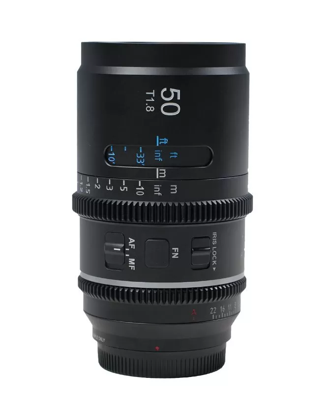 Ống kính Sirui Anamorphic Astra 50mm T1.8 autofocus for Sony E, Nikon Z, L-mount (full-frame)