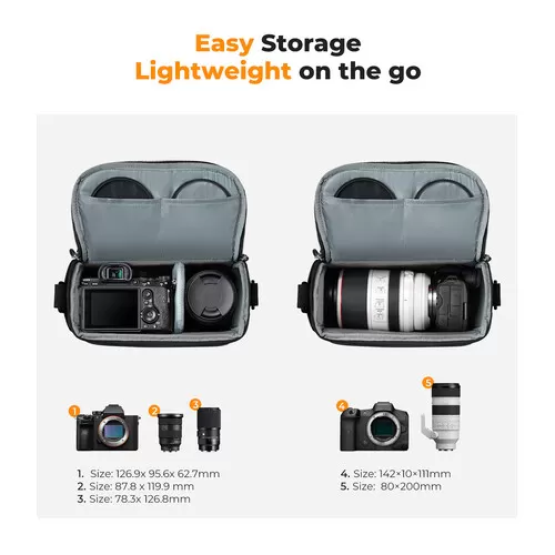 Túi máy ảnh K&F Concept Sling Bag (5L) – KF13.179