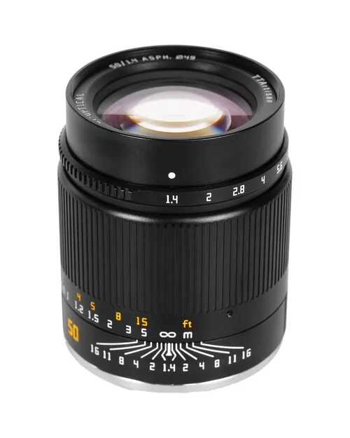 Ống kính TTartisan 50mm f1.4 for Canon RF, Leica L, Nikon Z, Sony E (lens MF)
