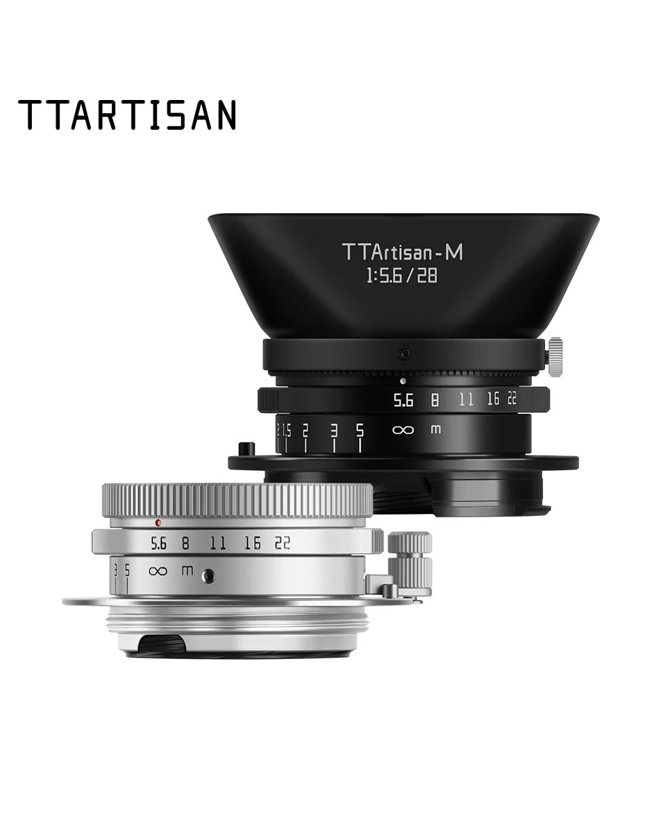 Ống kính Ttartisan 28mm f5.6 for Leica M (black, silver, brass)