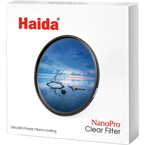 UV Haida NanoPro Clear filter (46mm/ 49mm/ 52mm/ 55mm/ 58mm/ 62mm/ 67mm/ 72mm/ 77mm/ 82mm/ 86mm/ 95mm/ 105mm) - HD3290