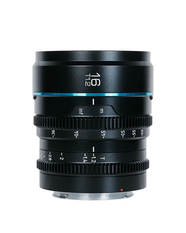 Ống kính Cine SIRUI Night Walker 16mm T1.2  cho M4:3, Fuji XF, Canon RF, Sony E, Leica SL, Lumix S, Sigma