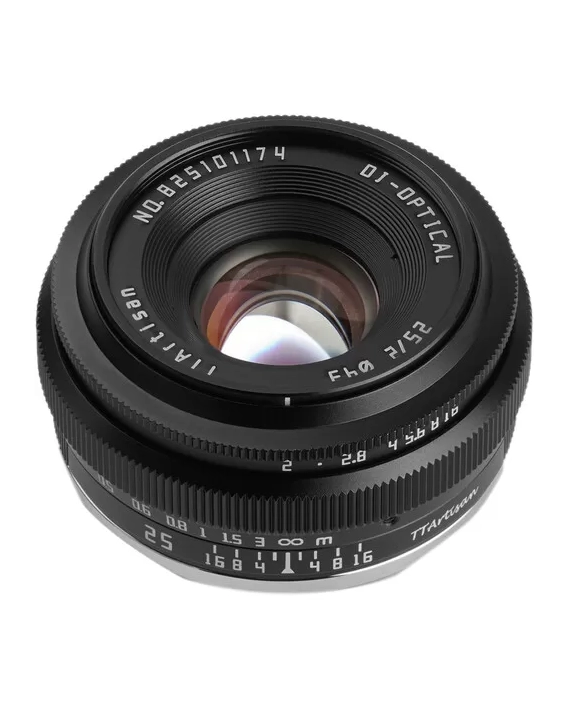 Ống kính TTAritsan 25mm F2 for M4:3, Nikon Z, Sony E, Fujifilm X, Leica L