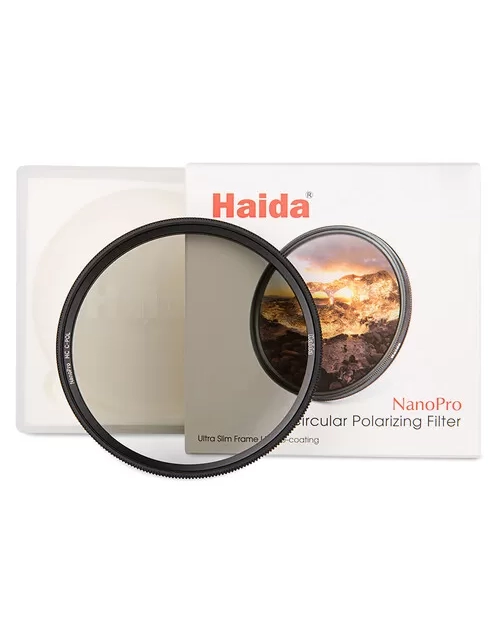 Haida Nano Pro filter CPL (Kính phân cực) / Size: 39mm - 49mm - 52mm - 55mm - 58mm - 62mm - 67mm - 72mm - 77mm - 82mm - 86mm - 95mm -105mm - HD3291