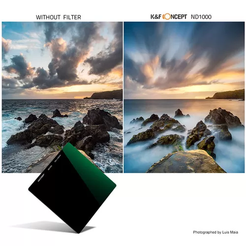 Filter K&F Concept ND1000 (10 stops) hệ vuông 100x100mm - KF01.912