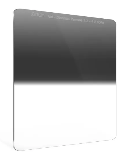 Haida Filter GND1.2 (4- to 1.5-Stops) 150x170mm Hard-Edge Reverse-Graduated ND Red Diamond - M15 system - HD4398