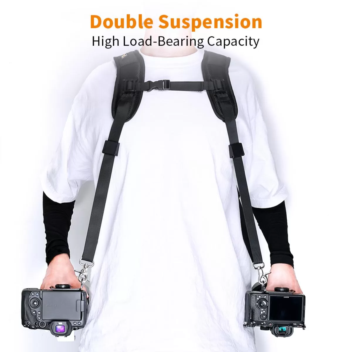 Dây đeo máy ảnh K&F Concept double quick strap đa năng & tiện dụng - GW44.0002