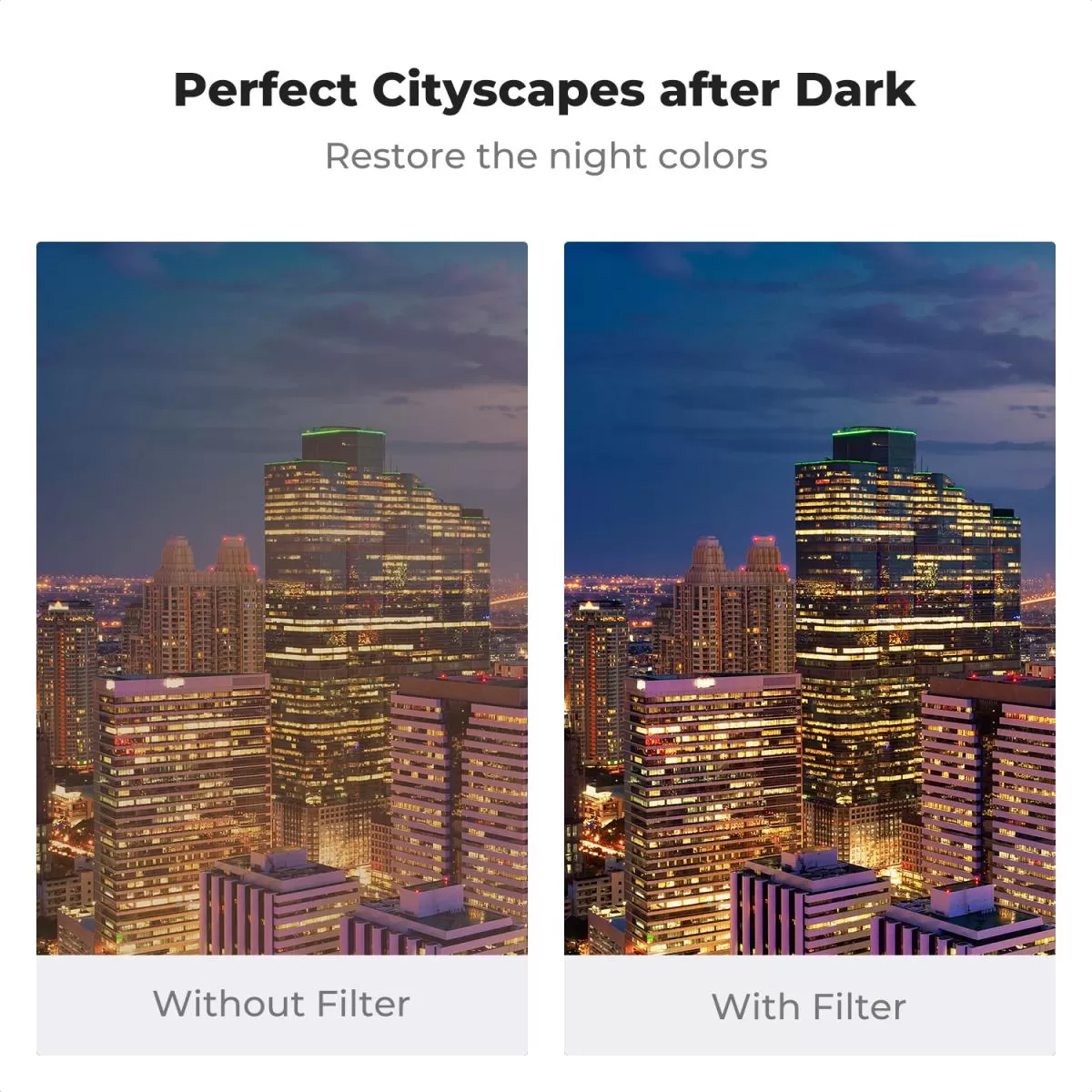 Filter K&F Concept Natural Night Filter 100X100mm - KF01.1144