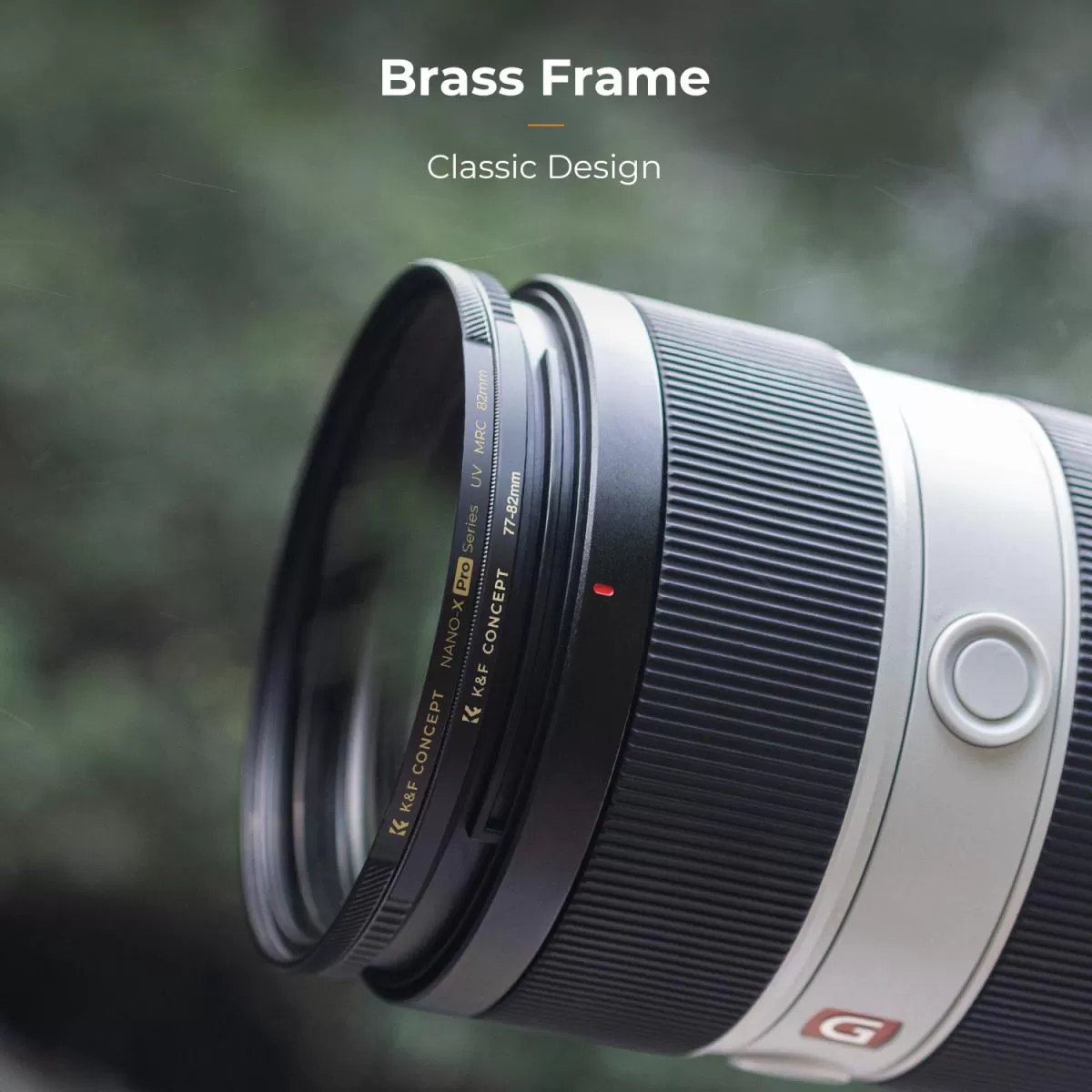 Vòng chuyển đổi filter K&F Concept (step-up ring) bằng đồng - KF05.314